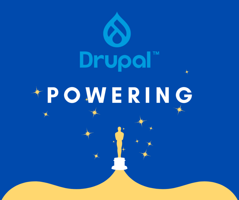 Drupal power the oscars