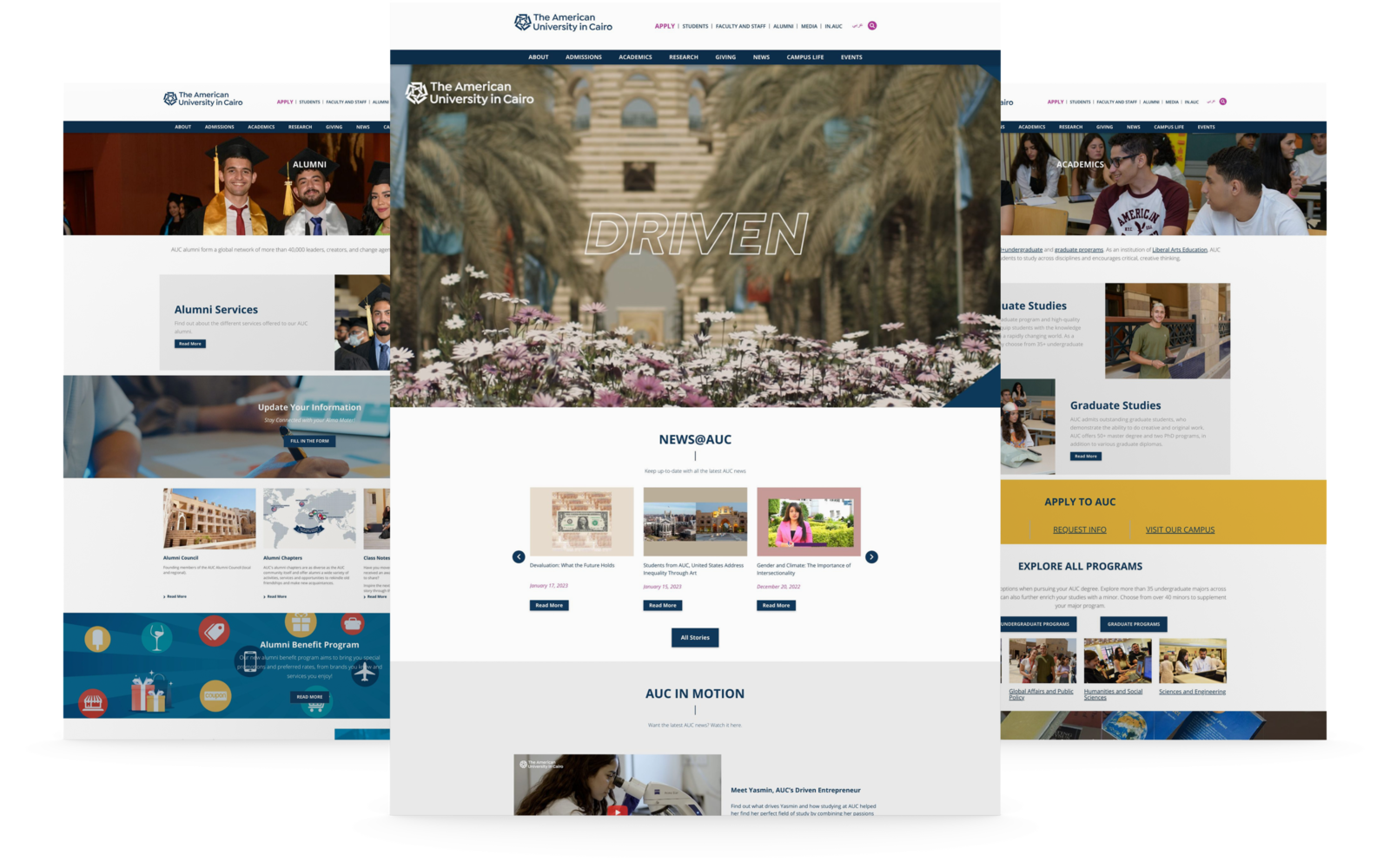 AUC Drupal 9 website case study 