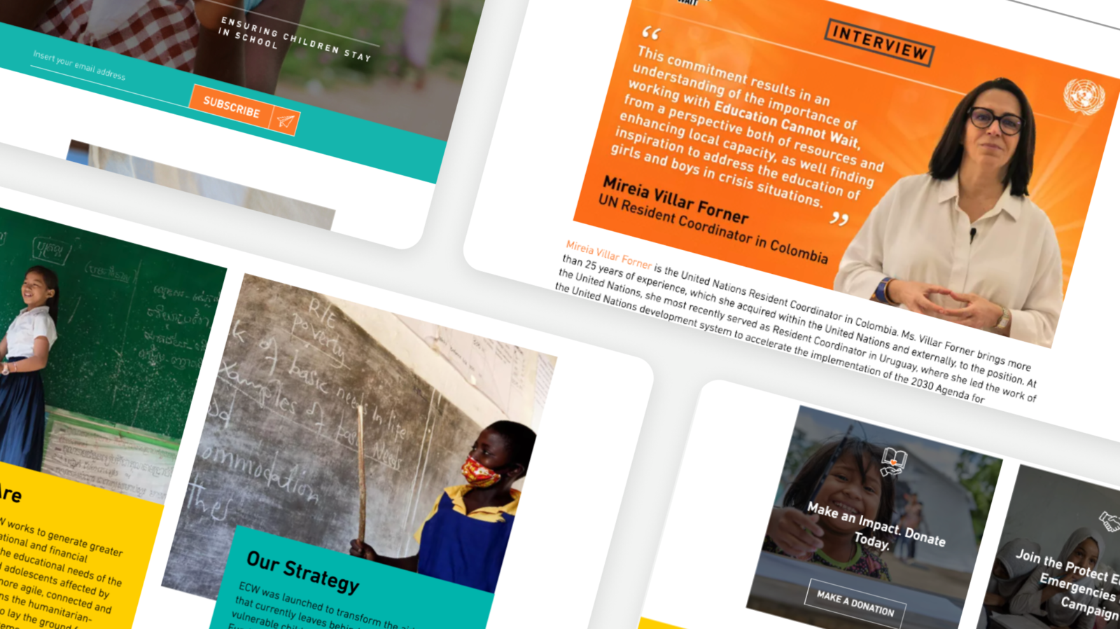 Education cannot wait drupal website