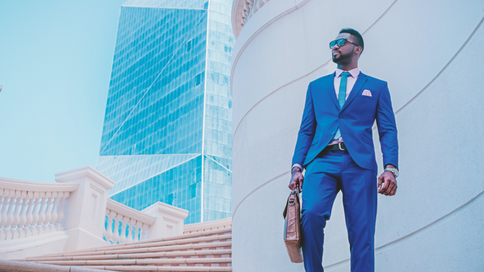 Businessman in a suit