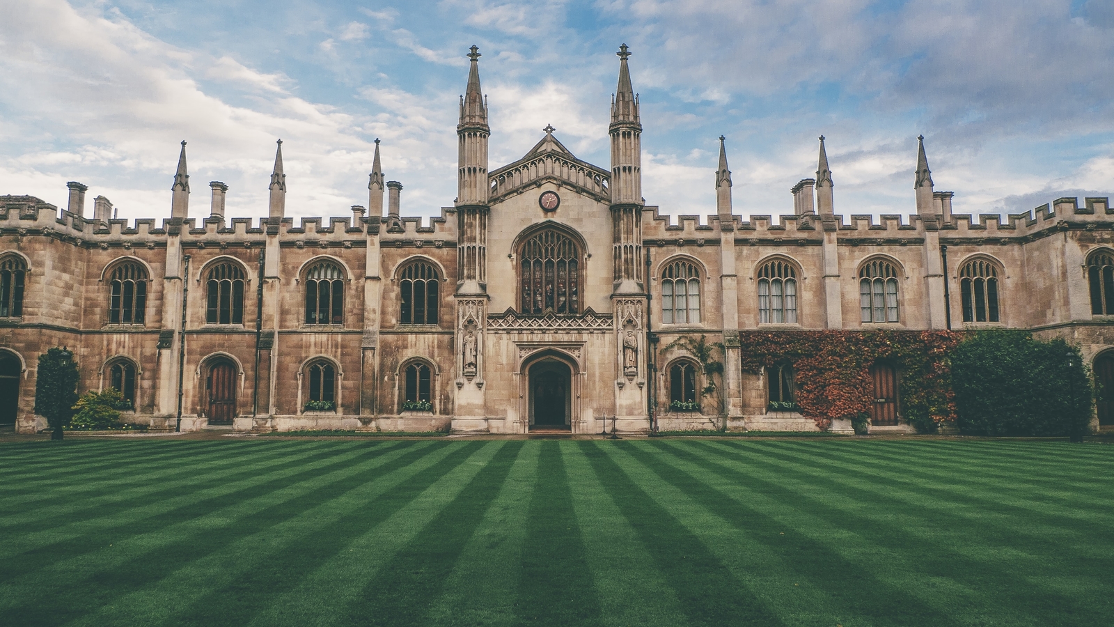 University building with grass in front